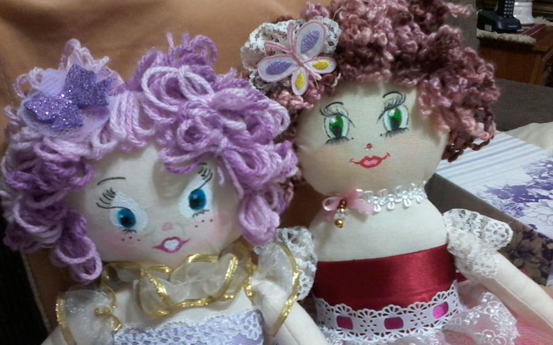 Bonecas de Pano - Bailarinas